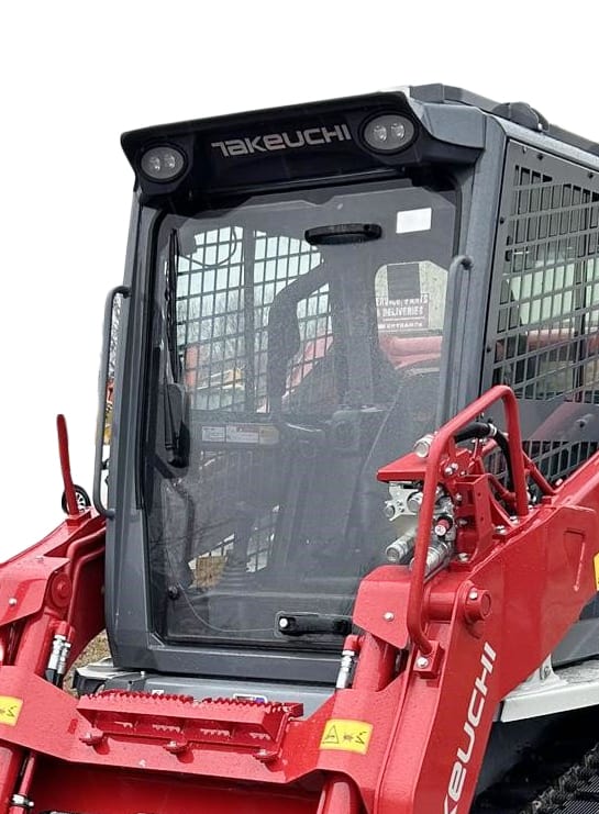 Takeuchi Skid Steer Windshield: TL10V2, TL12R2, TL12V2